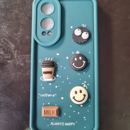 Humpy Case Cute 3D Bear Coffee Phone Case For Android  Soft Shockproof Protective Cover