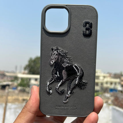 Apple iPhone Series Boris Series Santa Barbara Polo Racquet Club Leather Case (Gray)