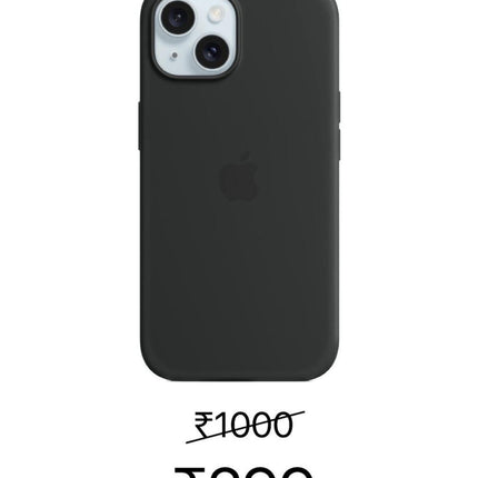 Apple iPhone 13 Silicone Case (Black)