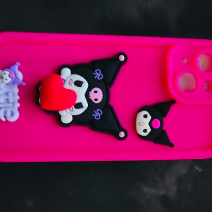 Cartoon Kuromi Kitty Case,Full Protective for iPhone