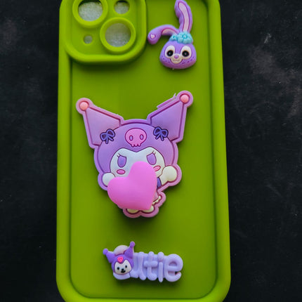 Cartoon Kuromi Kitty Case,Full Protective for iPhone