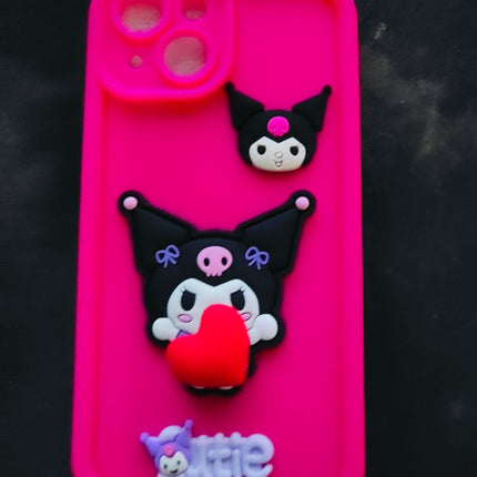 Cartoon Kuromi Kitty Case,Full Protective for iPhone