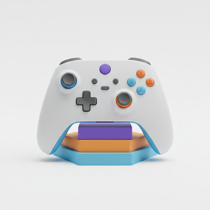 Premium gaming controller with tactile grips