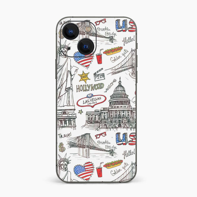 Hollywood Art Skin Wrap For iPhone