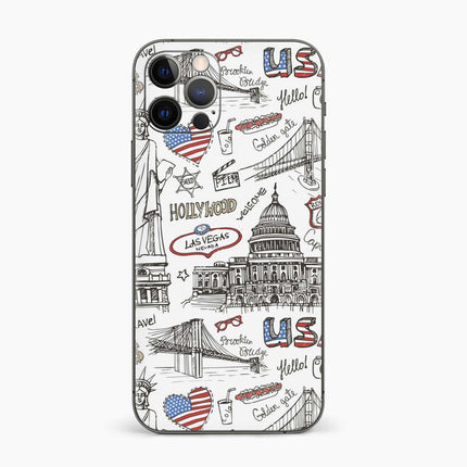 Hollywood Art Skin Wrap For iPhone Pro Series