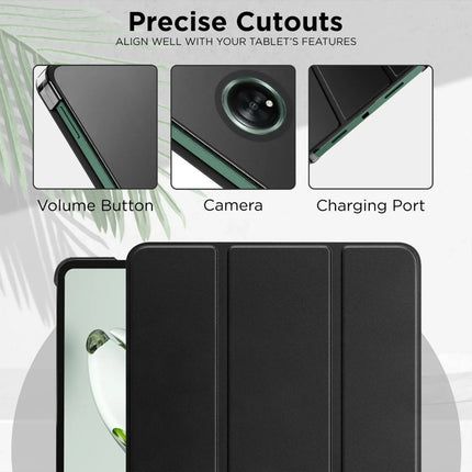 OnePlus Pad Go Cover Case, Trifold Flip Case Cover for OnePlus Pad GO 11.35 inch with Translucent Back [Support Auto Sleep Wake]