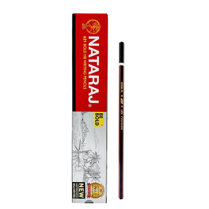 Nataraj  Pencils | Round Shape For Easy Holding & Comfort | Free Eraser & Sharpner With Each Box | Dark & Neat Handwriting | Pack Of 10 Pcs X 3 Box, Grey