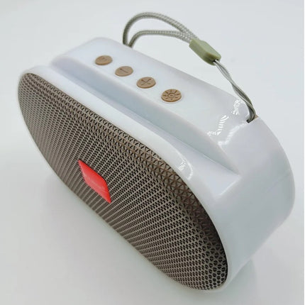 Grey ROCK MUSIC BT-654FMDL Big Bass Wireless Speaker