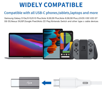 Ubon OTG346 Micro USB (V8) to Type C Converter