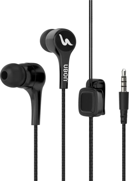Ubon UB960 Wired Earphone With Mic - ECHO BUDS High Bass