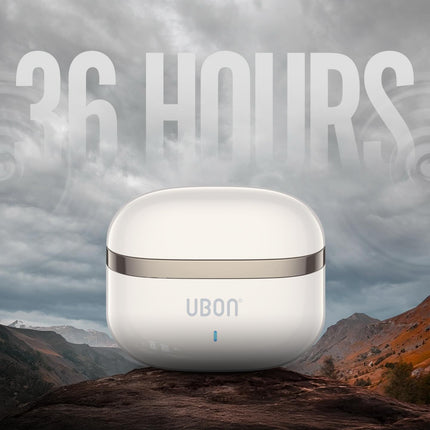 UBON AIR MUSIC J9 True Wireless Earbuds with Active Noise Cancellation (ANC) - Type-C, Up to 30 Hours Playtime